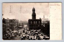 Nashville TN-Tennessee, Public Square, Advertising, Vintage c1906 Postcard picture