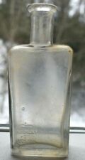 Antique  Harmony Of Boston Cork Iridescent Glass Bottle picture