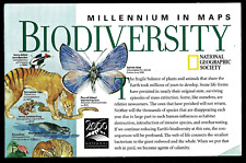 ⫸ 1999-2 February BIODIVERSITY Millennium Maps Geographic Diversity Map - A1 picture