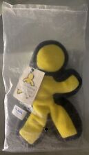 Vintage AOL Broadband The Running Man Icon Yellow Plush Promo SEALED BRAND NEW picture
