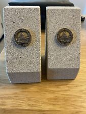 U.S. Capitol Sandstone Bookends. 1793-1960. With Certificate Of Authenticity. picture