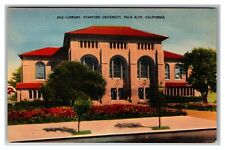 Library at Stanford University, Palo Alto CA c1950 Vintage Postcard picture