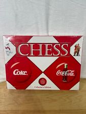 NEW COCA COLA * COKE CHESS SET GAME COLLECTOR'S EDITION 2002 HOLIDAY CHRISTMAS picture