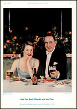 1934 UK Whitebread's Pale Ale June and Peter Haddon vintage photo print ad XL7 picture