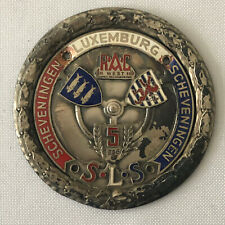 1956 Scheveningen Luxemburg Scheveningen SLS Rally Badge Emblem Award  picture
