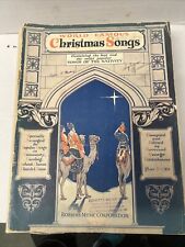VTG 1929 WORLD FAMOUS CHRISTMAS SONGS CAROLS OF THE NATIVITY GEORGE RITTENHOUSE  picture