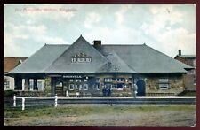 KINGSVILLE Ontario Postcard 1910s Pere Marquette Train Station picture