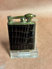 vintage leonardo lift arm lighter Brown leather wrapped picture
