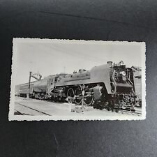 Vintage Steam Locomotive Photo CNR#5702 Hudson Type 4-6-4 @ Oshawa Ontario picture