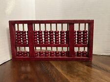 Vintage Wood Chinese Abacus Addition Tool picture