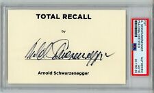 Arnold Schwarzenegger ~ Signed Autographed Total Recall Auto ~ PSA DNA Encased picture
