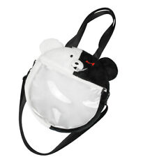 Danganronpa Monokuma Plush Bear Bag Transparent PVC Shoulder Messenger Itabag picture