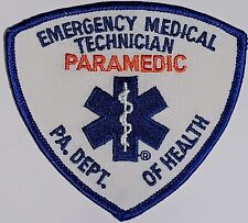 Pennsylvania Paramedic EMT Emergency Medical Technician Dept of Health Patch  picture