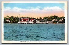 The Yacht Club. Annisquam. Gloucester Massachusetts Vintage Postcard picture