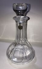 Cristal France Decanter Genuine 24% Lead Crystal With Stopper  FAST INSURED SHIP picture