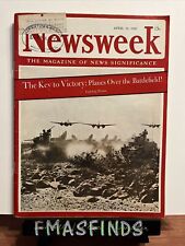 E3 1943 WWII World War II April 19 NEWSWEEK Magazine  picture