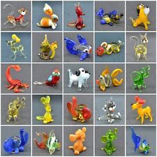 Set of 50 Glass Miniature Figurines - Set of 50 Tiny Glass Animals 1