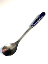 Temp-tations by Tara Old Porcelain Blue & White Handle 12” Large Serving Spoon picture