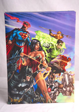 DC Comics Justice League Superman Batman 3D Wall Art Framed Pop Creations CANVAS picture