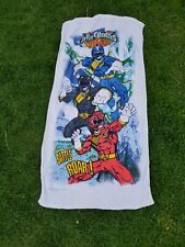 Vintage Franco Power Rangers Wild Force Battle Roar 2002 Beach Towel 52x24 picture