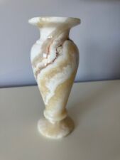 Marble Vase / Genuine Polished Onyx Flower Vase from Mexico ( 5 lbs) picture