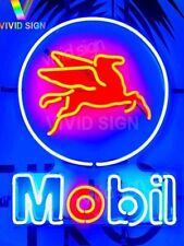 New Mobil Oil Pegasus HD ViVid Neon Sign 20