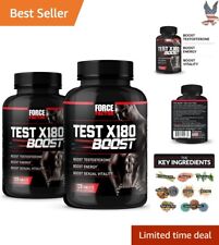 Test X180 Boost Testosterone Booster Energy Supplement Men 240 Tablets 2-Pack picture
