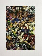 Sinister War #1 (2021) 9.4 NM Marvel Bagley Wraparound Variant Cover High Grade picture