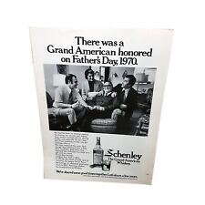 1974 Schenley Grand American Whiskey Vintage Print Ad 70s picture