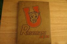 URBANA ILLINOIS HIGH SCHOOL YEARBOOK 1942-ROSEMARY picture