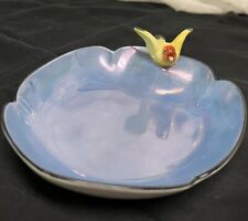 Noritake Lustreware Hand painted Serving Dish With Bird picture