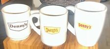 3 Vintage Denny's Coffee Cups Mint 1 Heat Activated Color Changing picture