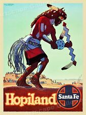 HopiLand 1949 Santa Fe Railroad Travel Poster - 24x32 picture