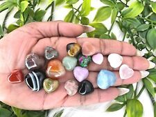 Mini crystal heart - intuitive selection heart - one mini heart - 15+ gemstones picture