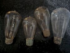  Antique Edison Mazda Double Loop Filament Light Bulb Lot Salvage Not Working  picture