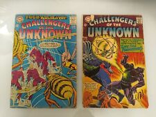 Challengers Of The Unknown No. 40 & No. 58 Silver Age 1964 & 1967 Reader Copy's  picture