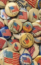 Political Campaign Buttons, from the Late 19th & Early 20th Centuries --POSTCARD picture