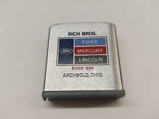 Vintage 1960s Ford Dealership Advertising Tape Measure Archbold Ohio picture