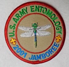 Boy Scouts BSA 2001 Jamboree U.S. Army Entomology Patch picture