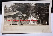 RPPC Wisconsin  Arbutus Park BLATZ BEER SIGN Vintage Wisconsin Resort picture