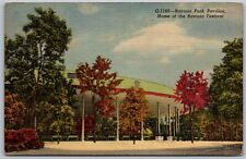 Deerfield Illinois 1958 Postcard Ravinia Park Pavilion Festival picture