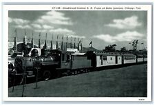c1920 Deadwood Central RR Charcoal Train Delta Junction Chicago Fair IL Postcard picture