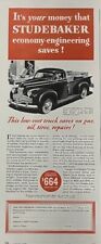 Rare 1941 Original Vintage Studebaker Truck Automobile Engine Advertisement Ad picture