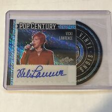 2024 Leaf Pop Century Vicki Lawrence Vinyl Signs Blue Shimmer AUTO  1/1 picture