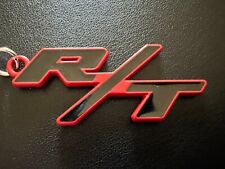Dodge R/T Keychain-Dodge R/T Key Tag, American Muscle Performance, BLACK/RED picture