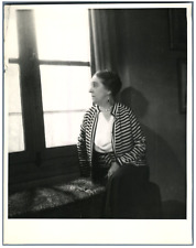 Jeanne Lanvin, great French seamstress vintage silver print. Photo Lipnitz picture