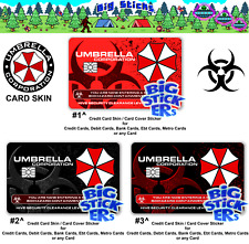 Evill Residents Umbrella Corp Credit Card Skin Cover SMART ATM Sticker Wrap picture