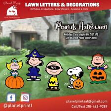 Peanuts Halloween lawn décor Set 5pcs #2 picture