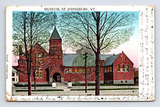 Postcard Museum St. Johnsbury VT Reflective Windows Printed in Germany PHOTOS picture