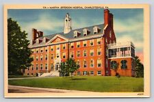 Charlottesville VA Virginia Martha Jefferson Hospital Vintage Postcard  picture